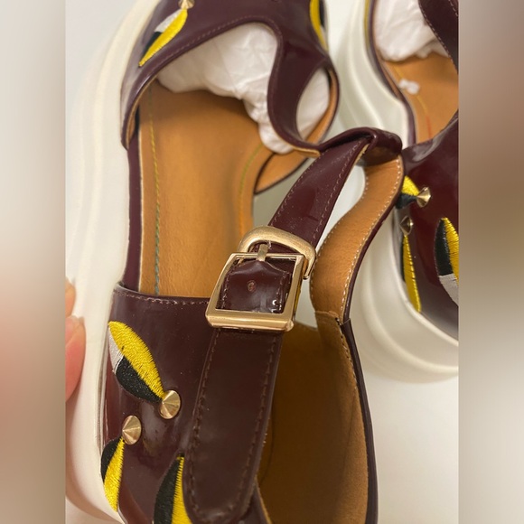 NWOT Women’s platform shoes with beautiful stitched patterns - US7.5 / EU38 - Picture 5 of 12